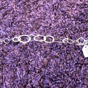 Chloe + Isabel Organic Silver Chain Link Bracelet